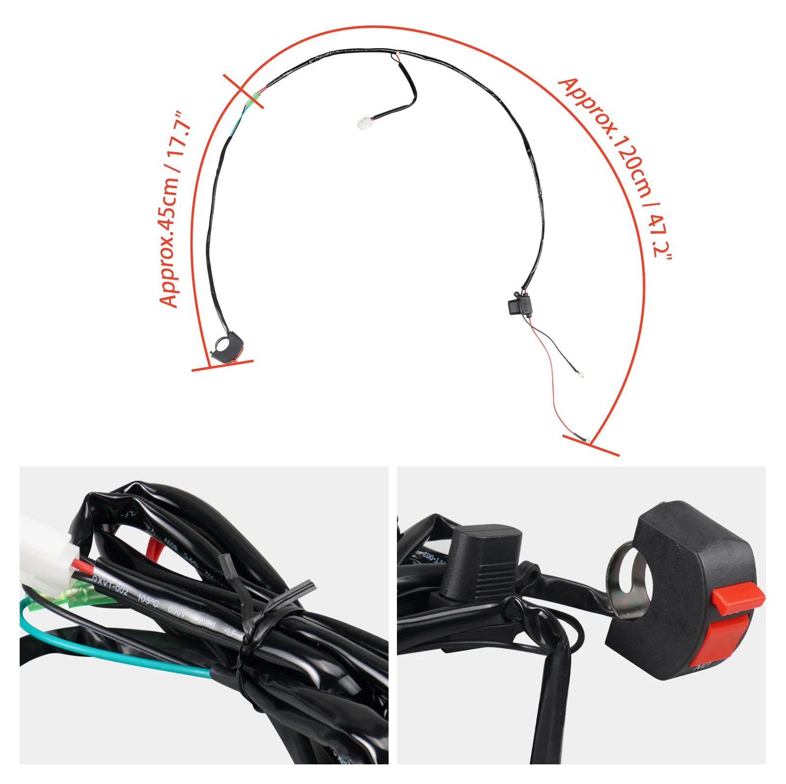 2025 2024 für KTM SX 125 SXF 450 Motorrad Kühler Lüfter Kabel Schalter Kit Für Husqvarna FC FX TX TC GasGas EX 300 250 MC EXF MCF – Detail 2