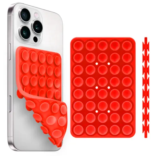 Silicone Suction Cup Phone Holde Multifunctional Fixed Anti-slip Mobile Fixture Double Sided Detachable Phone Rubber Sucker Pad - Image 32
