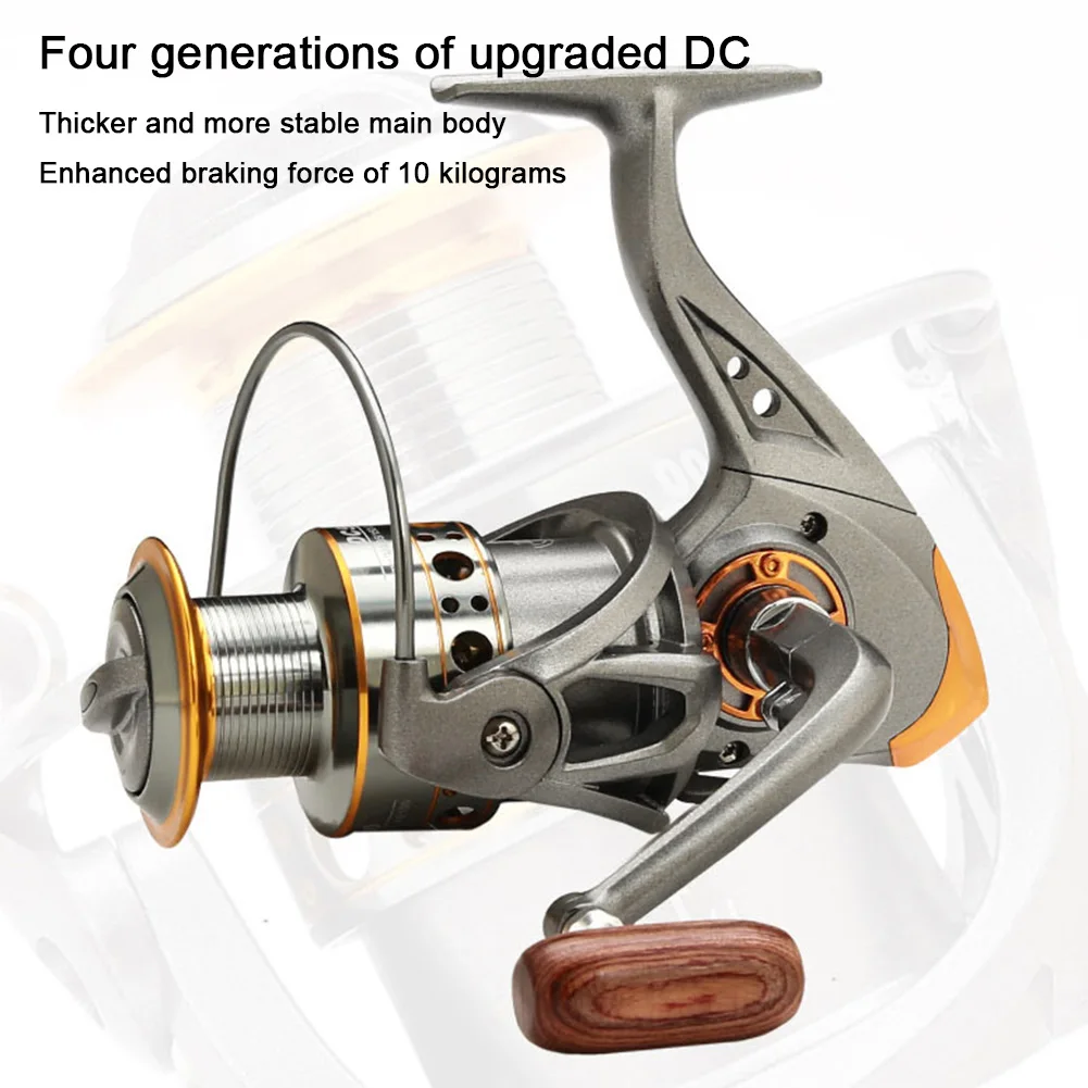 Spinning Fishing Reel CNC Metal Spool Fishing Reel All Purpose Fishing Spinning Reel for Saltwater and Freshwater