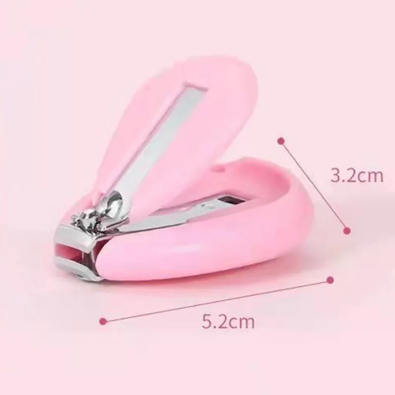 Baby Mini Nail Clippers Anti-fall Safety Infant Finger Toe Trimmer Nail Care Tools Kids Healthy Protector Baby Cutters Light