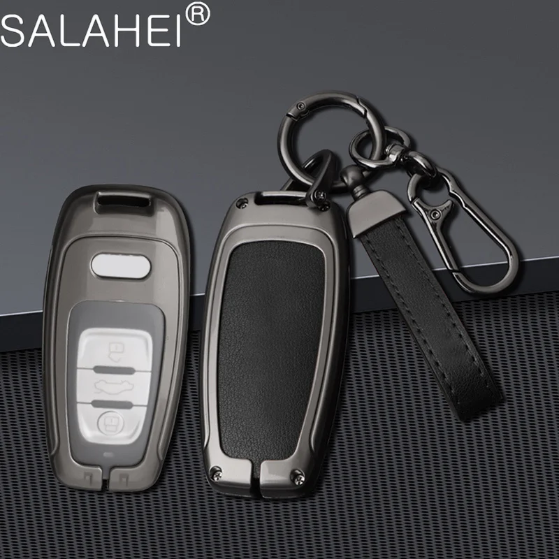 

Zinc Alloy Car Remote Smart Key Cover Case Protection Shell For Audi A1 A3 A4 A5 A6 A7 A8 Quattro Q3 Q5 Q7 2009-2015 Accessories
