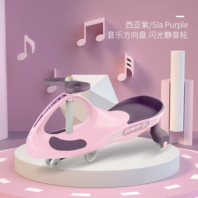 Doki Toy Ride On Toy-blue/pink/green New PP Children Ride On Plasma Car / Kids Twist Car / Baby Swing Car Popular Light 2021 6