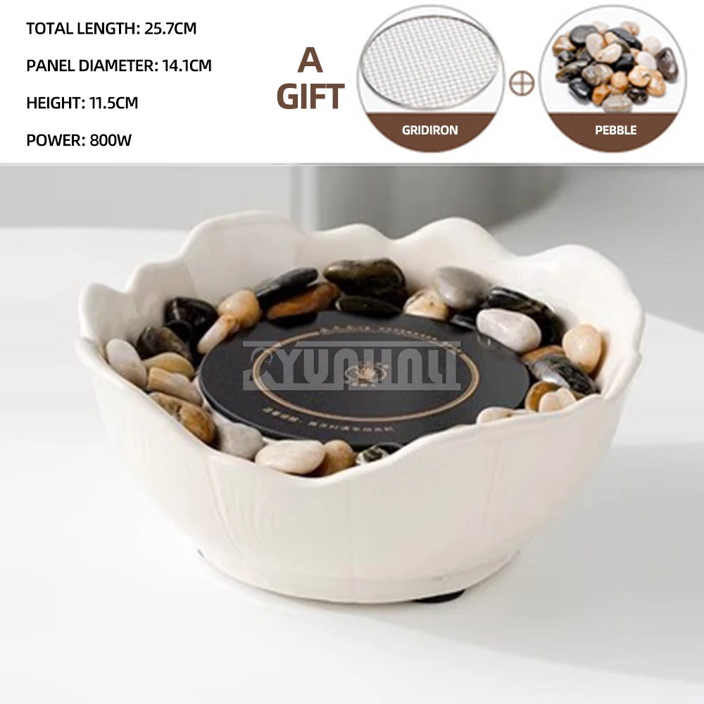 Electric Ceramic Stove Household Tea Cooker Electric Ceramic Furnace Imitation Of Ancient Old Rock Clay Electric Pottery Stove 2