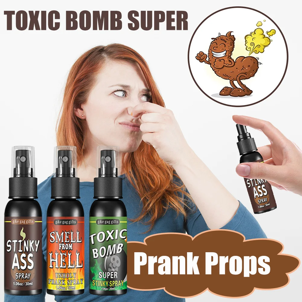 1-3pcs Puissant Fart Spray Super Smells Cadeaux Drôles Farces Pour Adultes  Ou Enfants Prank Poo