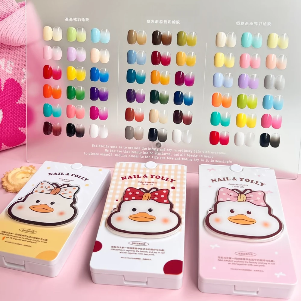 18Colors Solid Nail Gel Palette Mud Painting Spring Summer Color For Nail Art Design Semi Permanent Soak Off UV Gel Varnishes