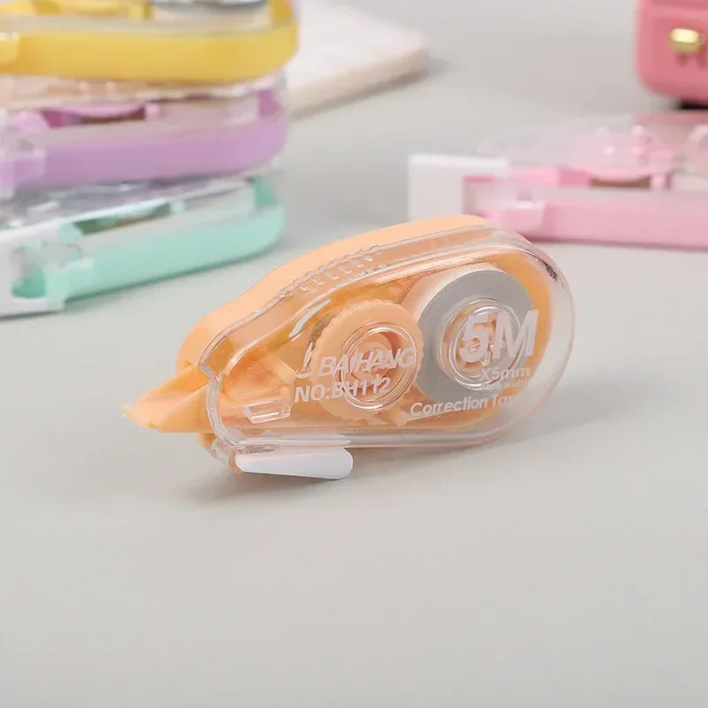 6 Pieces/Set White Out Correction Tape Multiple Color Student Kawaii Error Correction Erasers School Stationery Supplies