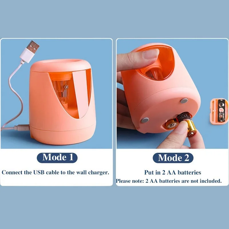 Automatic electric pencil sharpener battery kawaii cute stationery for office student school supplies Pencil Sharpener