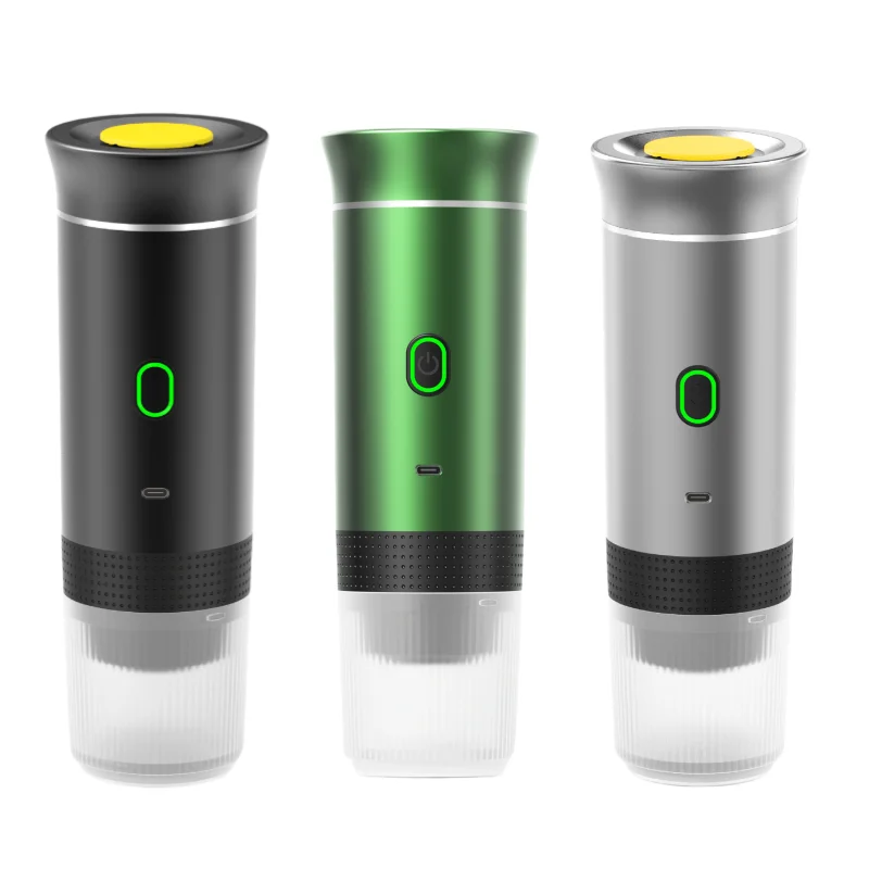 Electric Portable Coffee Machine 3-in-1 Capsule Powder For Car & Home