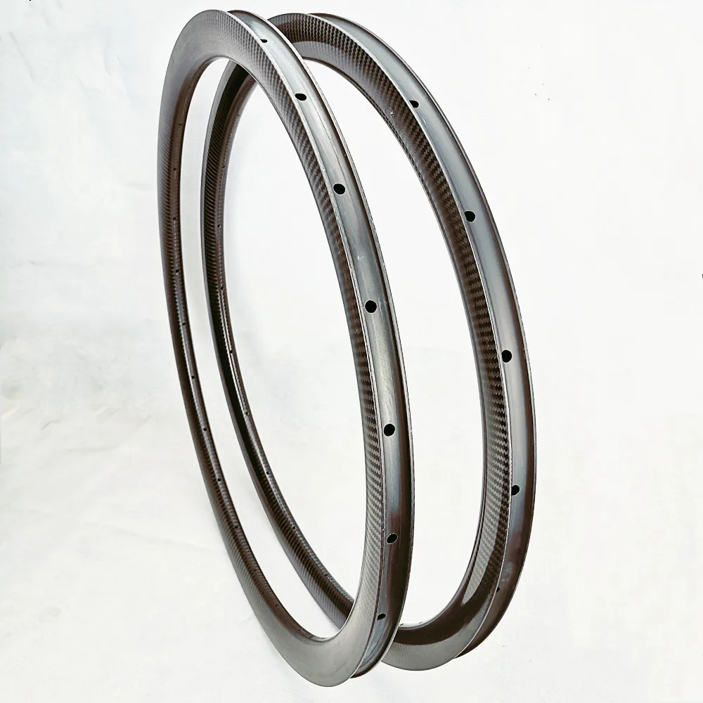 Best Price 3K Twill Glossy Road Bike Carbon Rim 700C 40mm Depth Hookless High Quality |