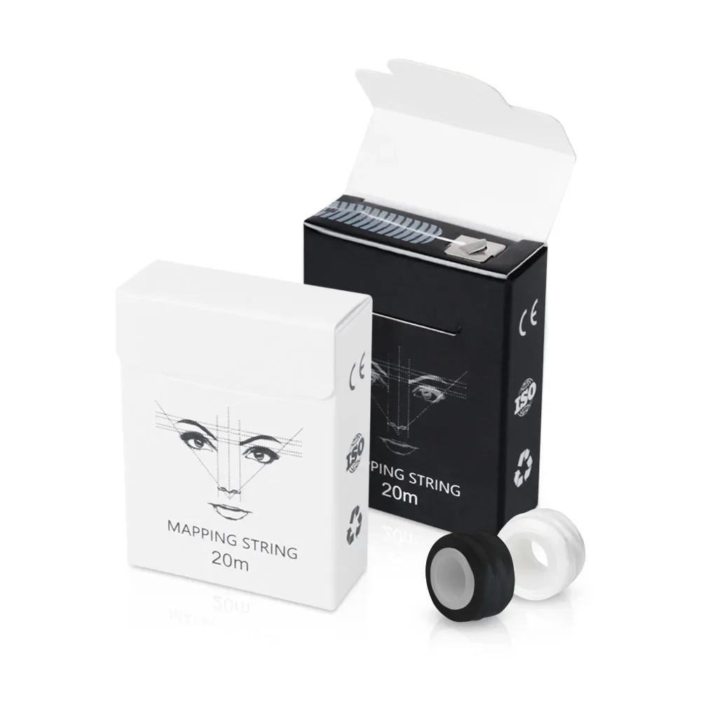 

20m MAPPING STRING 10m Microblading Pre-Inked Tattoo PMU String for Mapping Eyebrow Marker Thread Tattoo Brows Point