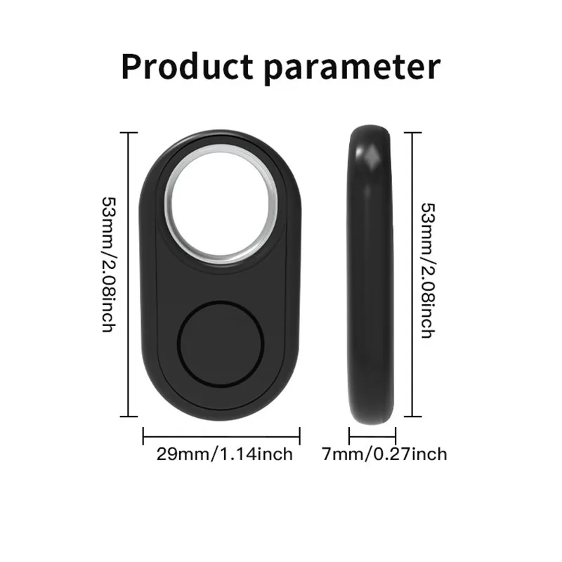 Bluetooth Smart Tag - GPS Locator & Item Finder for Keys, Pets, and Wallets