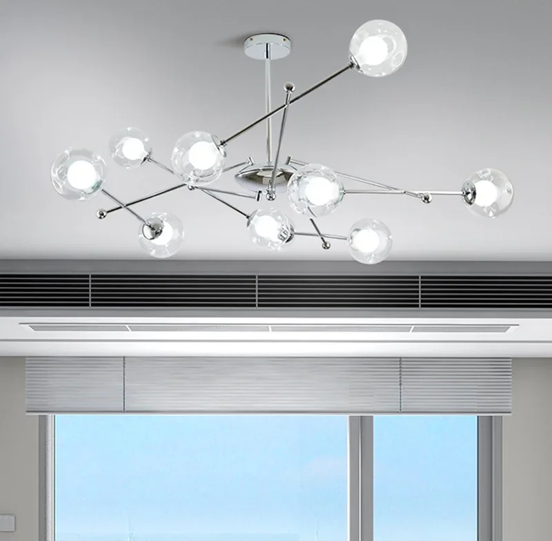 

Scales Magic Bean Living Room Chandelier Modern Minimalistic Bauhaus Dining Room Bedroom Main Lamp 2023 New Lamp