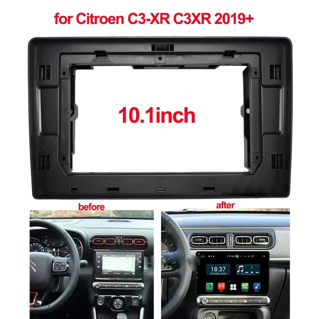 10.1inch Car radio Frame Adapter For Citroen C3-XR 2019 2020 big screen  Android Radio Dask Kit Fascia - AliExpress