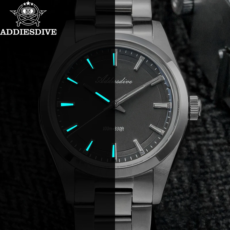 新品】ADDIESDIVE 36mm クオーツ　腕時計VH31 AD2023-1 ADDIESDIVE 36mm Explore Dive Watch VH31 Quartz Watch AD2023-1