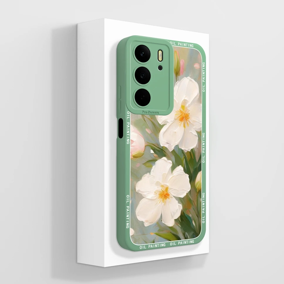 Creative Style Silicone Painted Anti-Drop Protective Phone Case