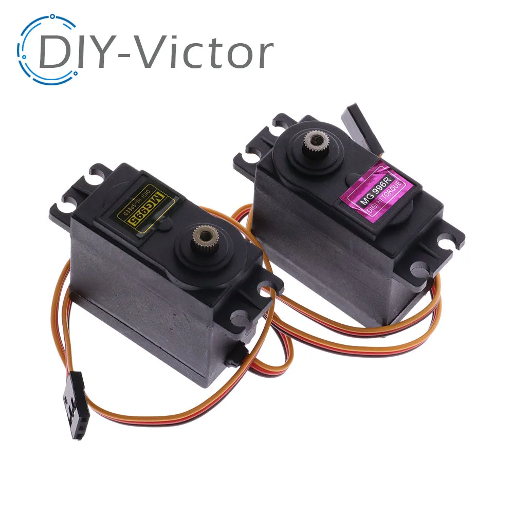 1 шт. MG995 MG996R металлическая шестеренка сервомотор 180 360 высококачественный аналоговый сервомотор для модели автомобиля Arduino 1 шт. MG995 MG996R металлическая шестеренка сервомотор 180 360 высококачественный аналоговый сервомотор для модели автомобиля Arduino