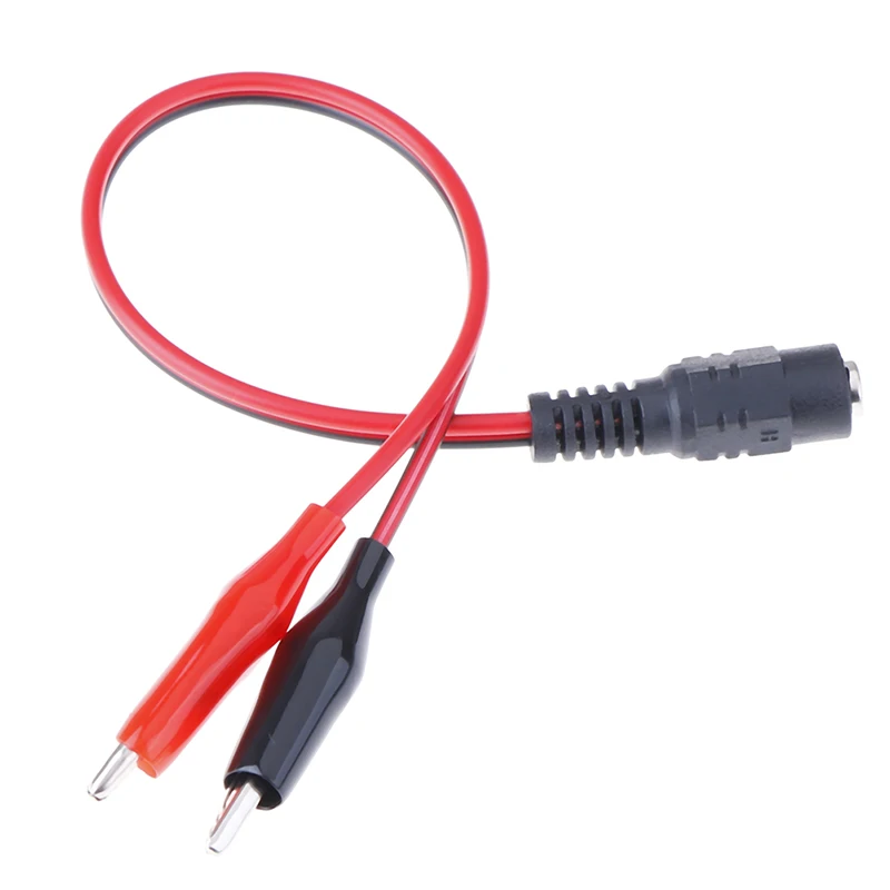 {NN72} 1 Pc Alligator Clip 12V Power Cable Crocodile Wire DC Voltage Connector To Female