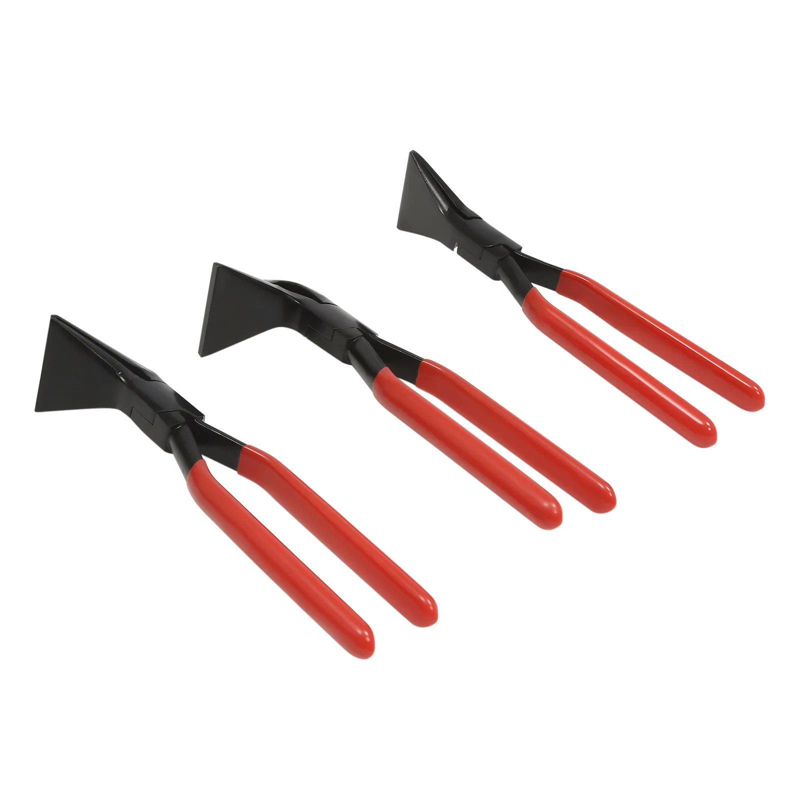 3 Piece Metal Bending Pliers Set Straight 45° & 90° Metal Sheet Flattering Pliers Hand Seam Plate for DIY Bending Flattening