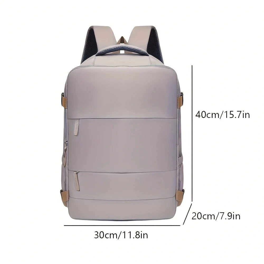 Expandable Travel Backpack with Laptop Compartment