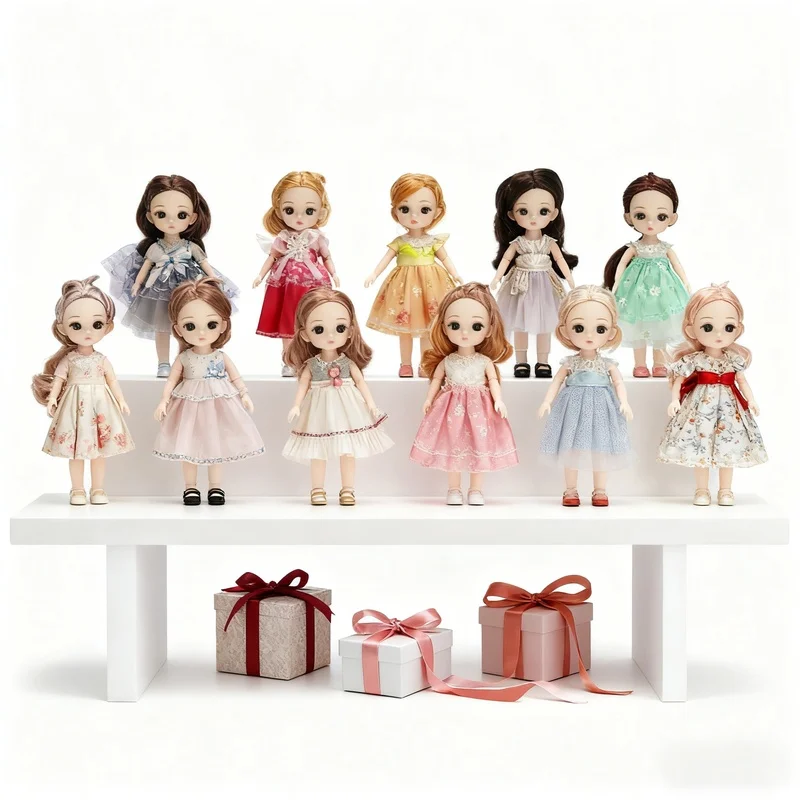 1pc/4pcs Princess Vinyl Doll Collection Figure with Stand Collectible Doll Cute Doll Set, PVC Fashion Figure Toy for Girls Gift
