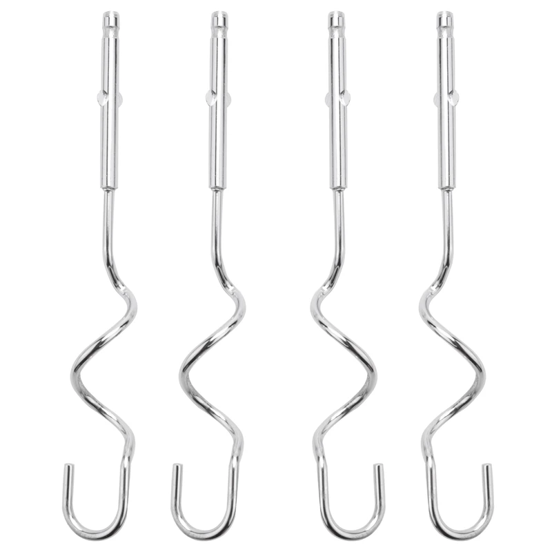 

4Pcs Economical Electric Hand Mixer 7-Speed Handheld Egg Whisk Kitchen Egg Sticks Dough Hooks