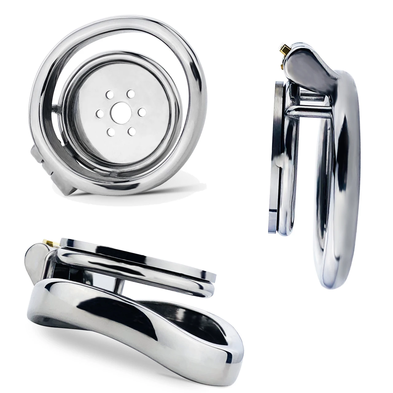Male Chastity Belt with 3176 Regular Flat Cock Cage 3 Types Penis Rings 2 Kinds Of Strapon Harness