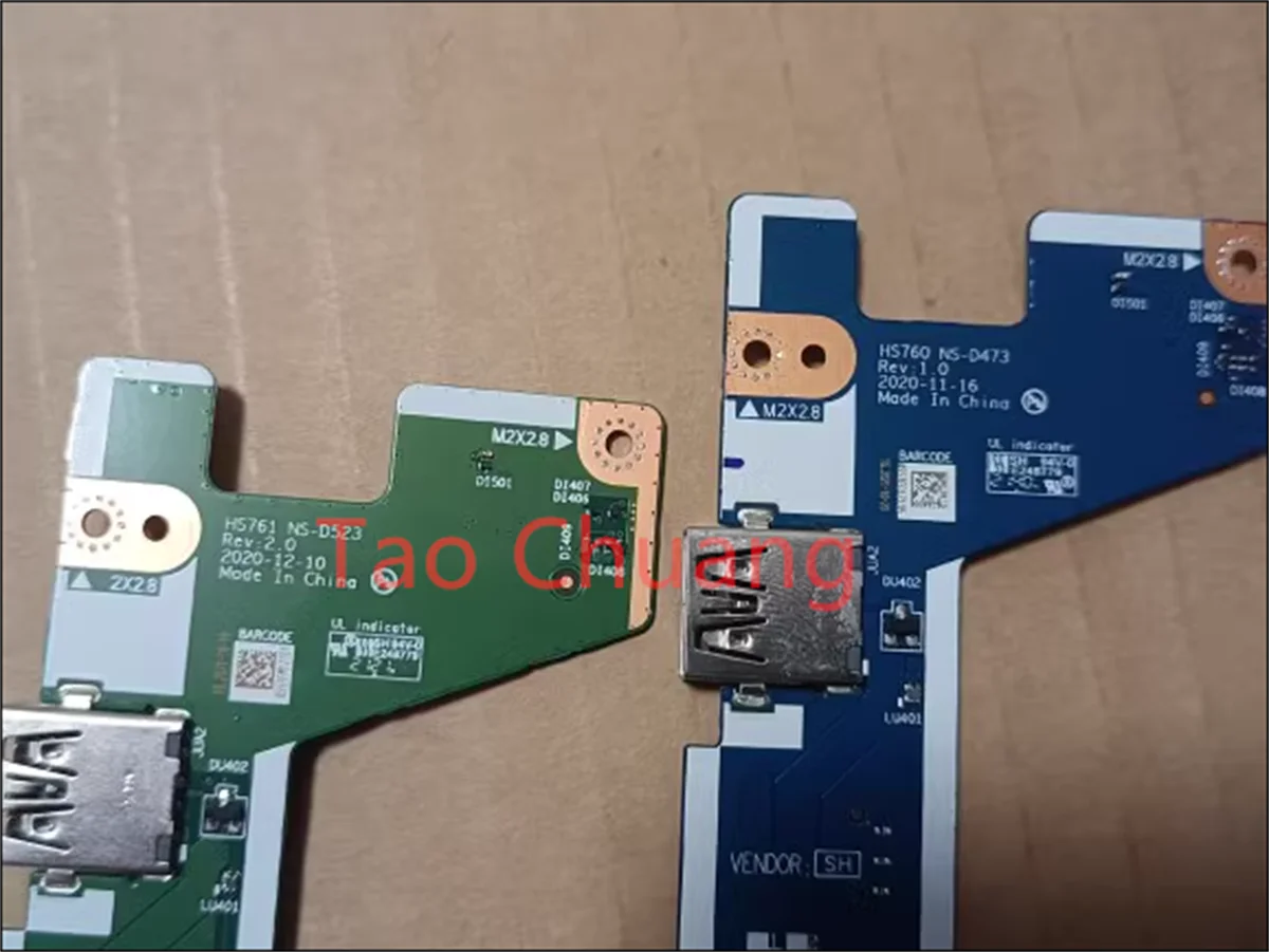 Interruptor Usb Botão Board para Lenovo Ideapad 15acl7 317itl Ns-d473 Ns-d523 - Imagem 3