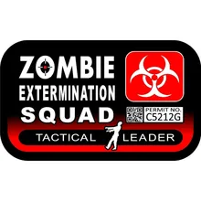 

Creative Stickers Funny ZOMBIE Warning Quarantine Infected Area Caution Reflective Car Sticker Decals Car Accessories KK10cm