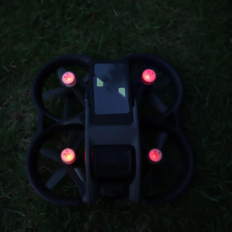 Drone Vôo Led Luz Estroboscópica para Dji Avata Noite Voar Sinal de Aviso do Flash Direção Identificação Navegação Universal Lâmpada - Image 2