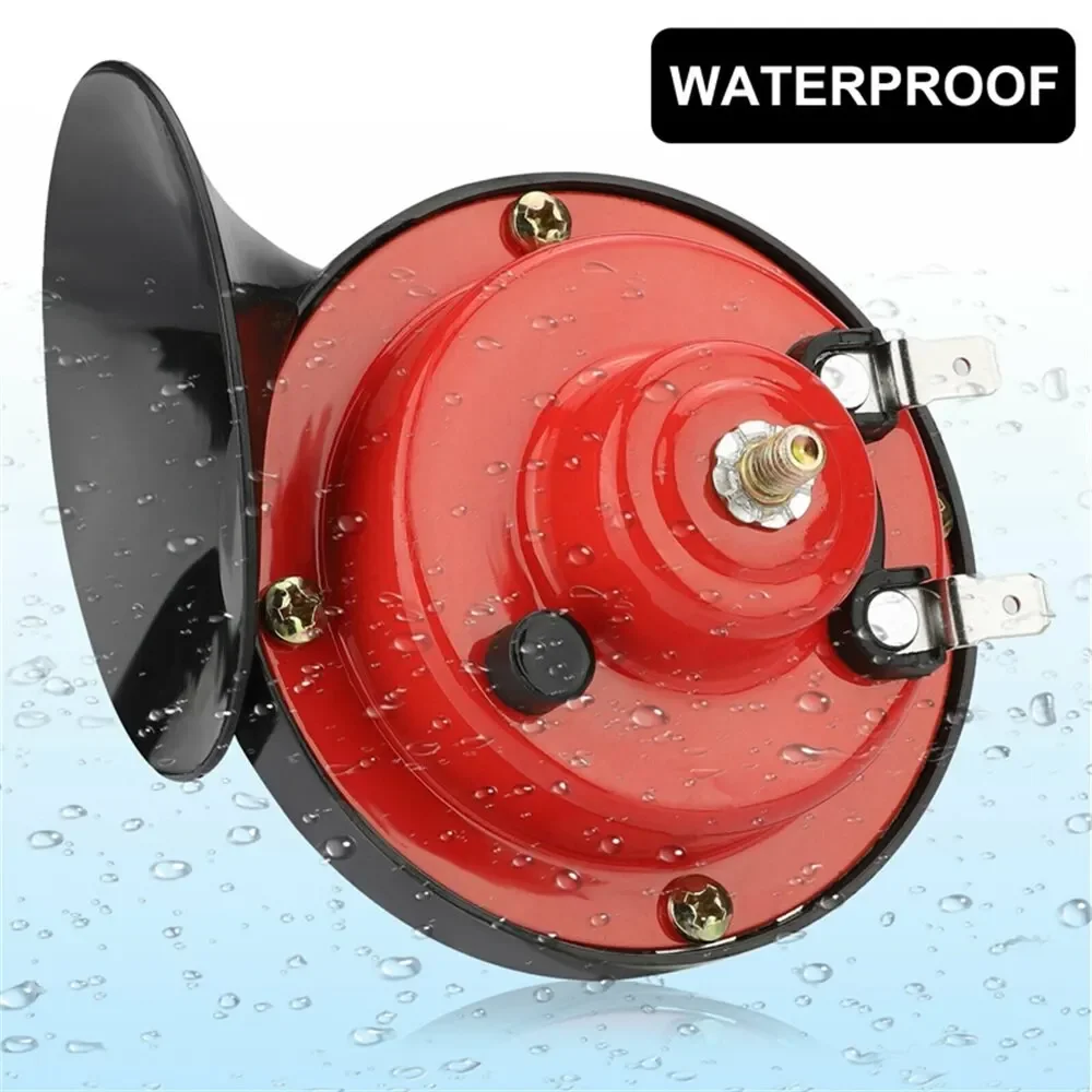 Air Horn Electric Horn 2PCS 60dB Air Horn for Car Snail Electric Horn 12V Power Supplies Boat Motorcycles Automotive Loud Speaker Sound Signal