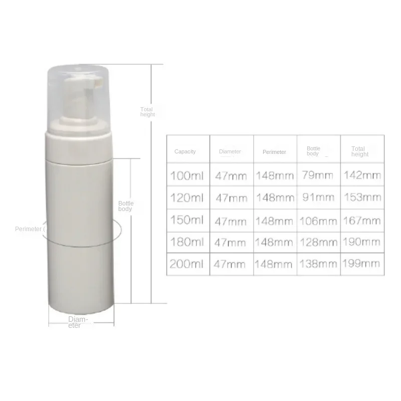 Soap Foaming Bottle Facial Cleanser Foam Maker with Silicone Clean Brush Portable Facewashing Mousse Bottles