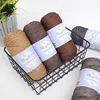 2MM Hollow Knitted Crochet Yarns For DIY Handbag Basket Purse Cushion Nylon Cord Polyester Thread Round Rope Line Woven for Sale 4