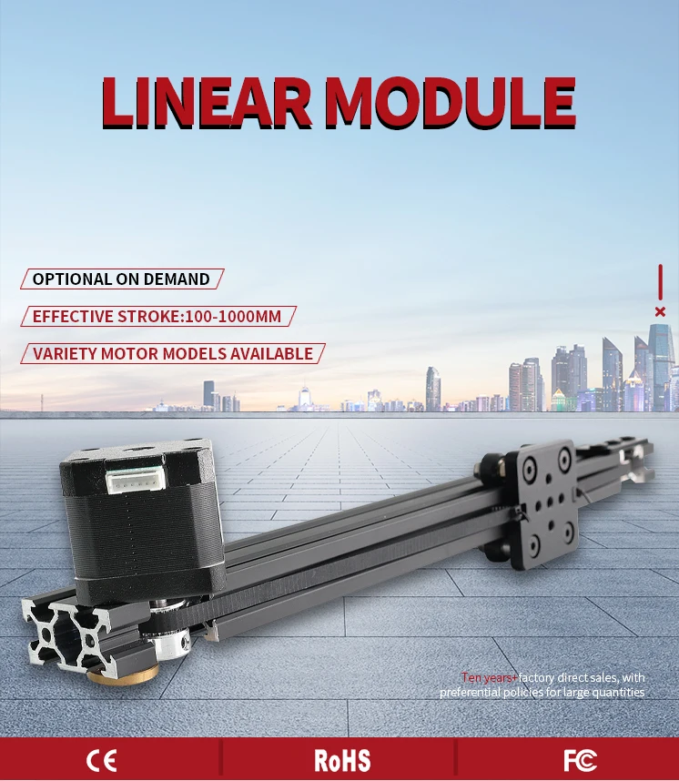 Módulo Linear NEMA17 Motor de Passo para