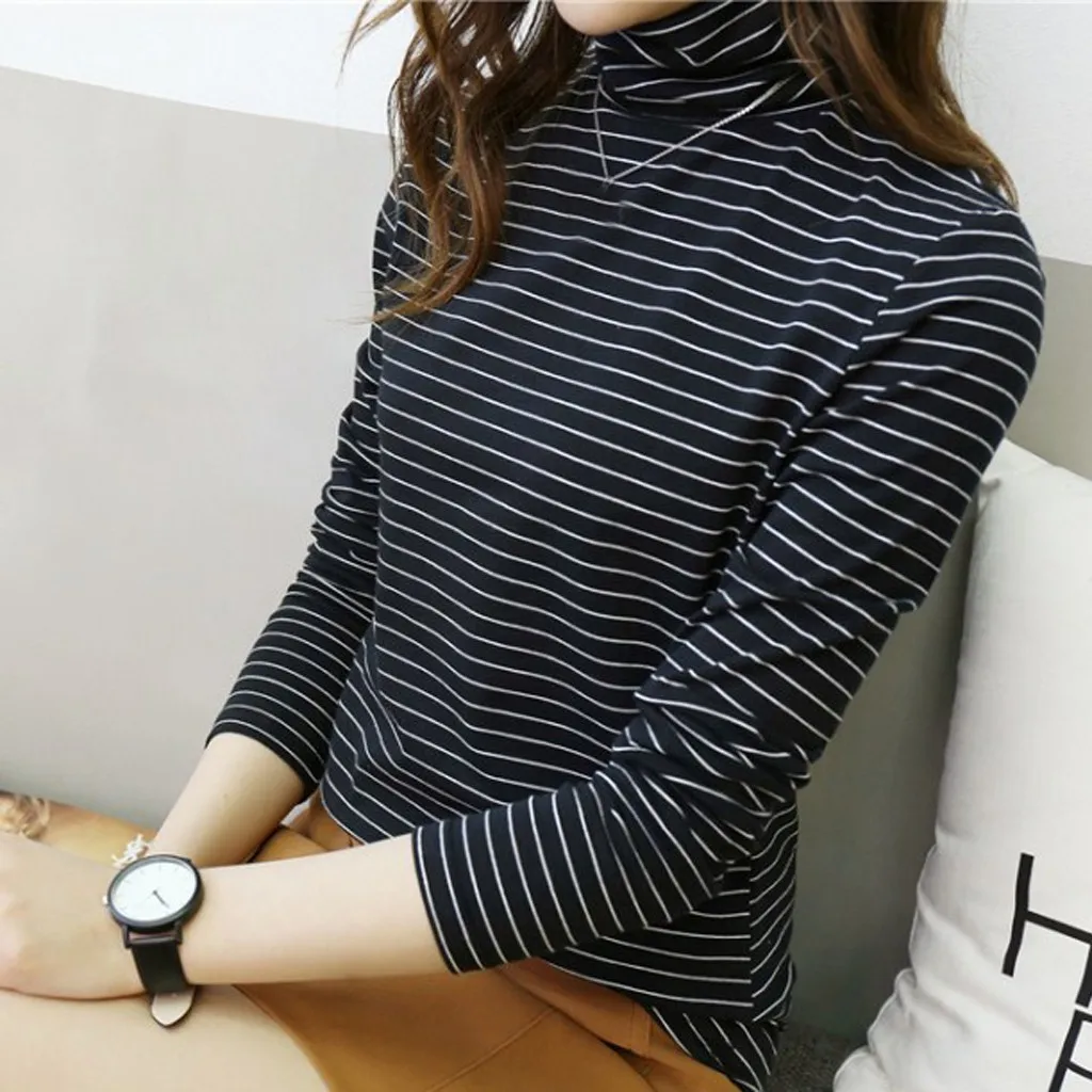 

Женская блузка с длинным рукавом, V-образным вырезом и длинным рукавом