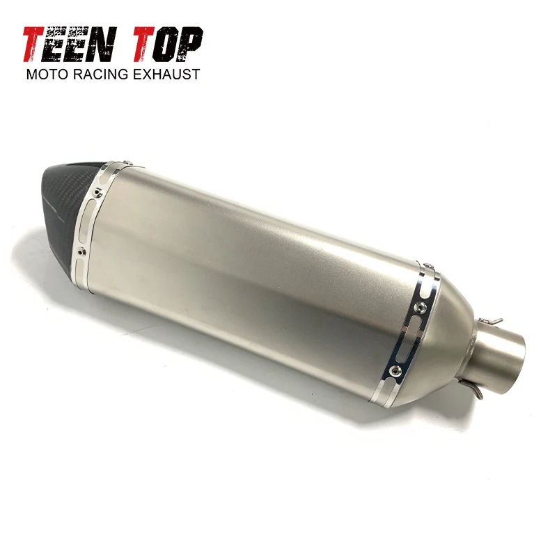 Silenziatore Universale Per Moto 60mm - DB Killer In Acciaio Inox, Riduzione Rumore Scarico - Foto 8