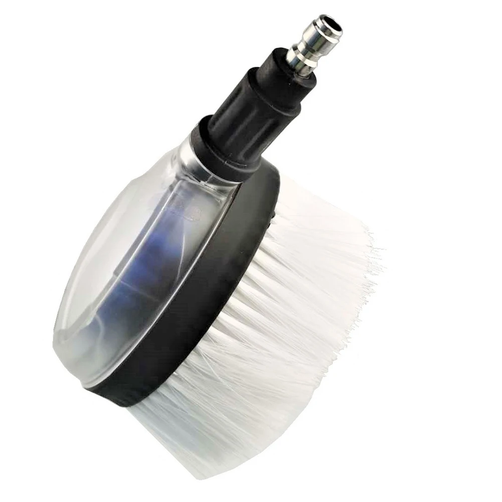 1pc High Pressure Water Gun Rotary Brush 1/4 Quick Connect Automatic Rotating Cleaning Tool Car Washer Replacement Brush 6