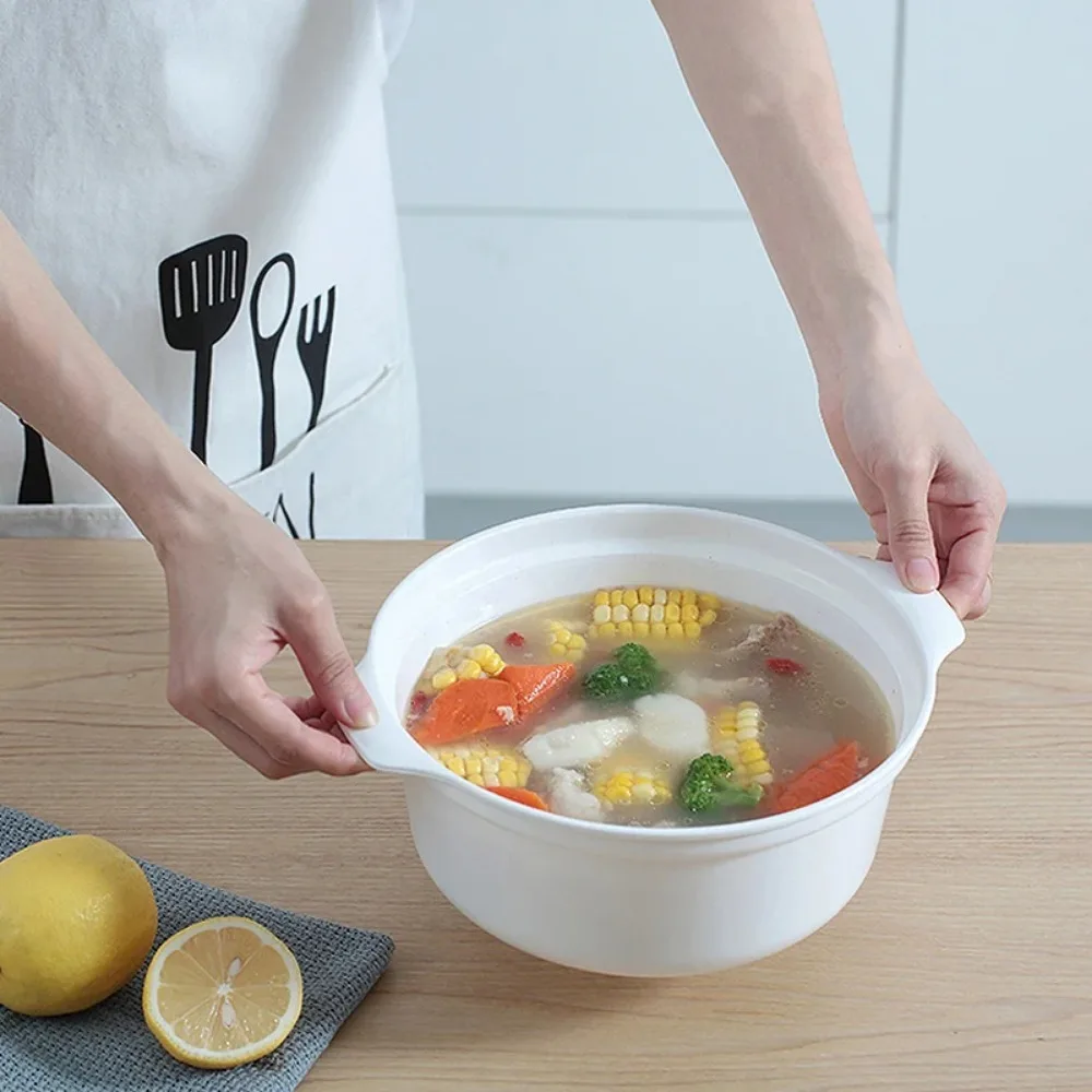 Microwave Oven Box Microwave Oven Special Box Heated Soup Pot Rice Steamed Hot Steamed Buns With Lid Eco-friendly Food Grade Kitchen Tool