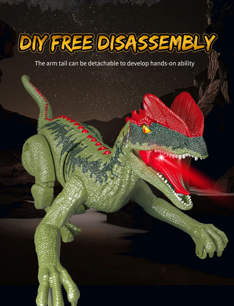 Laser Tracking RC Dinosaur Toy for Kids