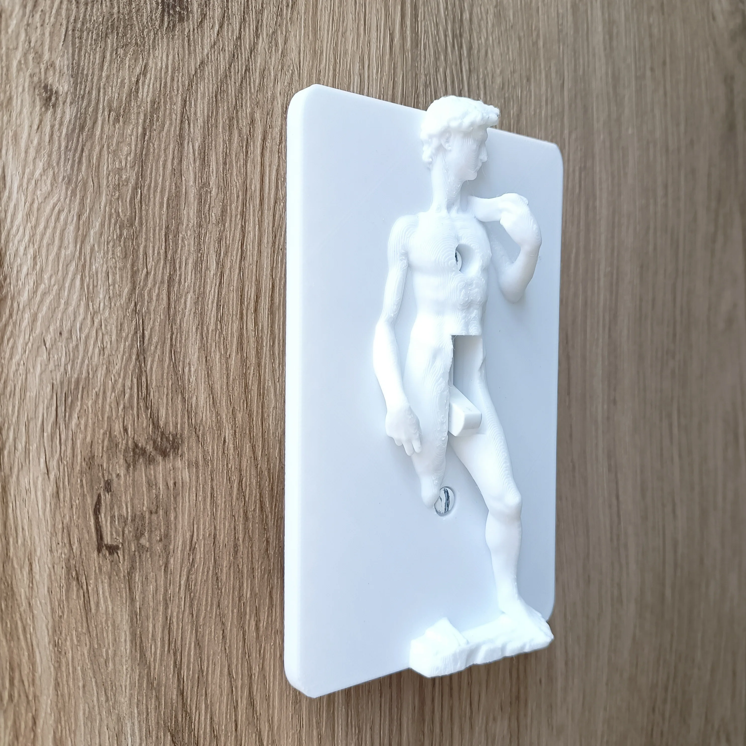 Creative Sculptural Light Switch Wall Panel Decoration Home Art Switch Board Screw Fixed Installation