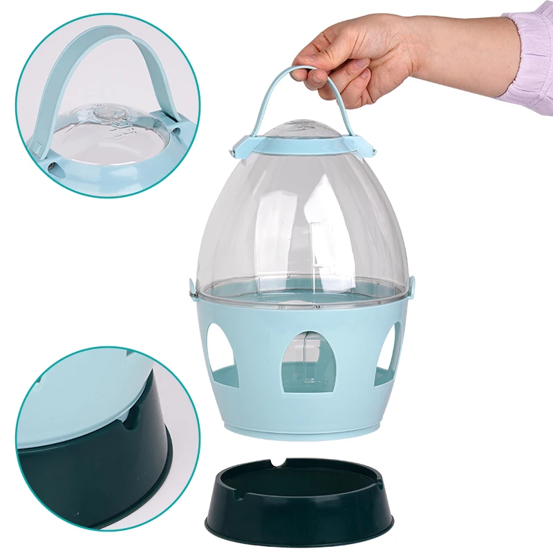 2L/4L Automatic Pigeon Dove Water Dispenser Bird Drinker Feeder Container Durable Plastic Dove Drinker Pet Bird Supplies