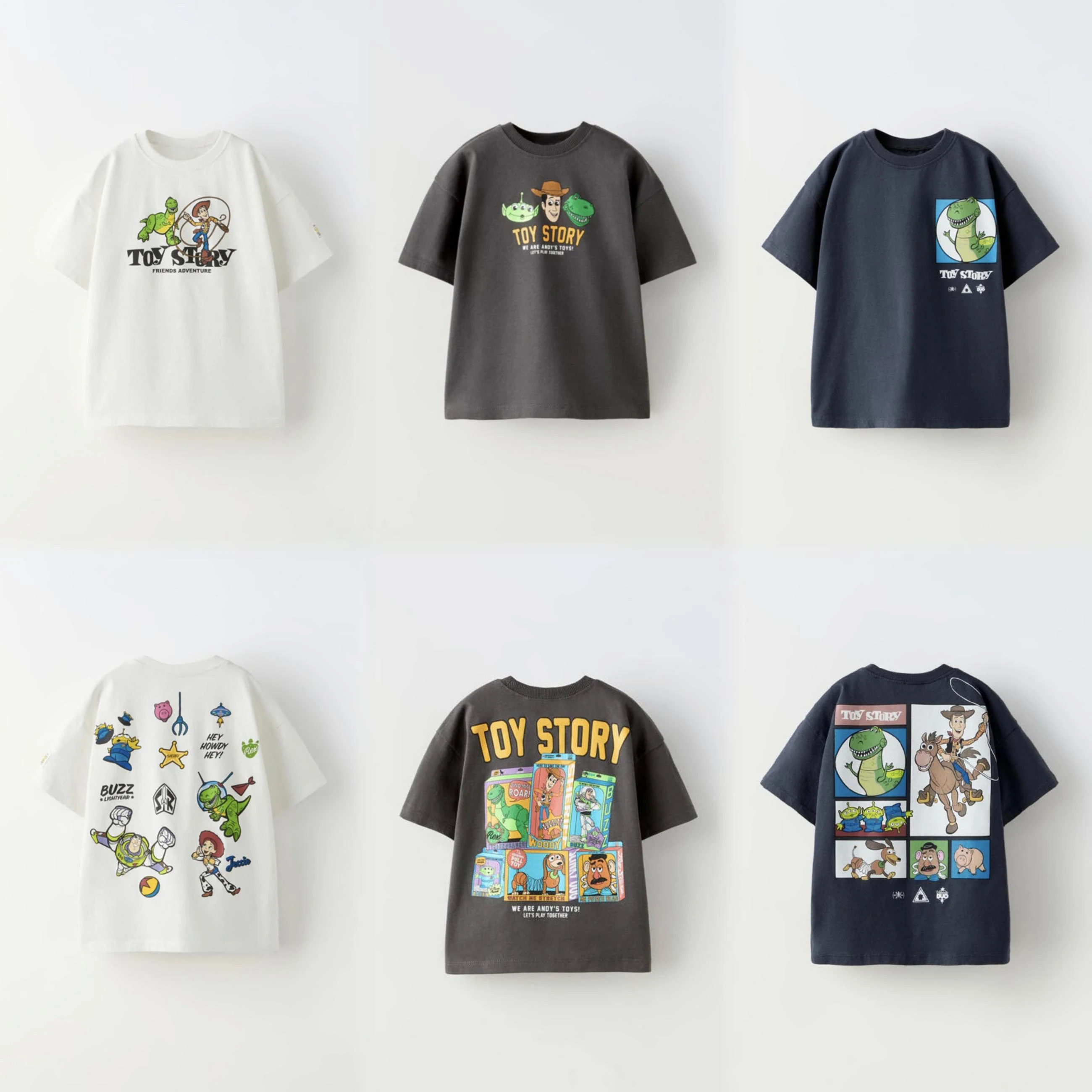 Children's t shirt Summer Cartoon Pattern Boy's Short Sleeve Crewneck Toddler Costume