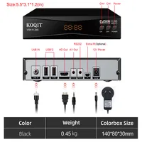 KOQIT V5H DVB2IP TV Sticks H.265 HEVC DVB-S2 декодер, бесплатный спутниковый ТВ-приемник, спутниковый ресивер C/KU Band DVB S2 T2MI MeeCast Tv Box — изображение 6