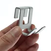 H Shape Door Hooks Space Aluminum Glass Free Hole Hanger Shower Towel Rack Key Holders Kitchen Bathroom Shelf Home Organizers 2