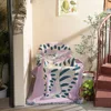 Textile City Ins Pink Girl Cat Pattern Throw Blanket Home Decorate Tapestry Sofa Cover Outdoor Camping Picnic Mat 130x160cm 2