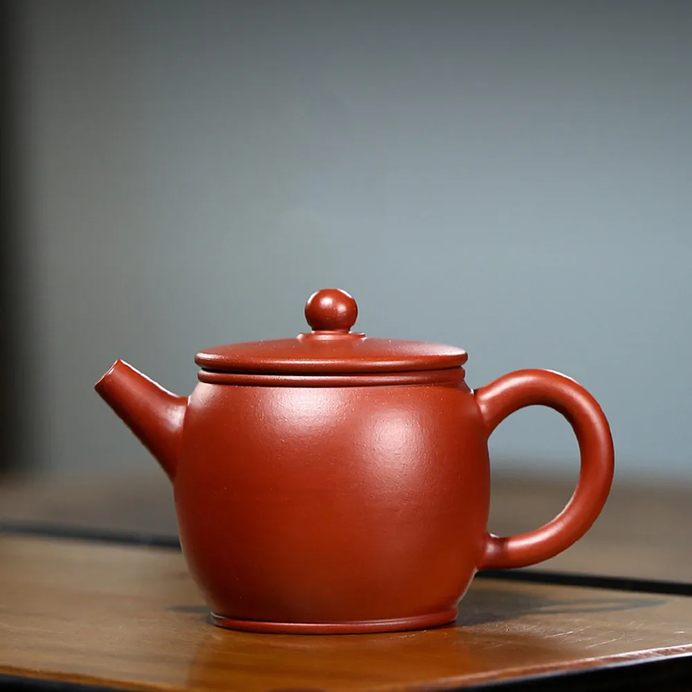 

110ML Yixing Red Clay Teapot Ball Hole Filter Kettle Archaize Teaware Puer Tea Ceremony Supplies Drinkware Set