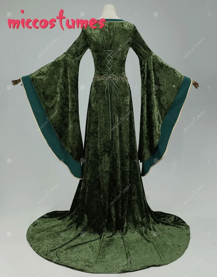 green emerald velvet dress Amazon.com: miccostumes Women's Renaissance Dress MedievalQueen Cosplay  Costume Long Wide Sleeves Green Velvet Dress (S) : Clothing, Shoes & Jewelry