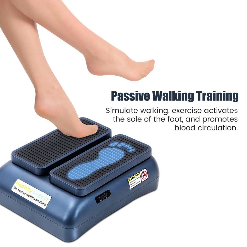 Electric Leg Exercise Machine Elderly Stepper Rehabilitation Seated Home Exercise Circulation Trainer Safety Knee Walking Device 3