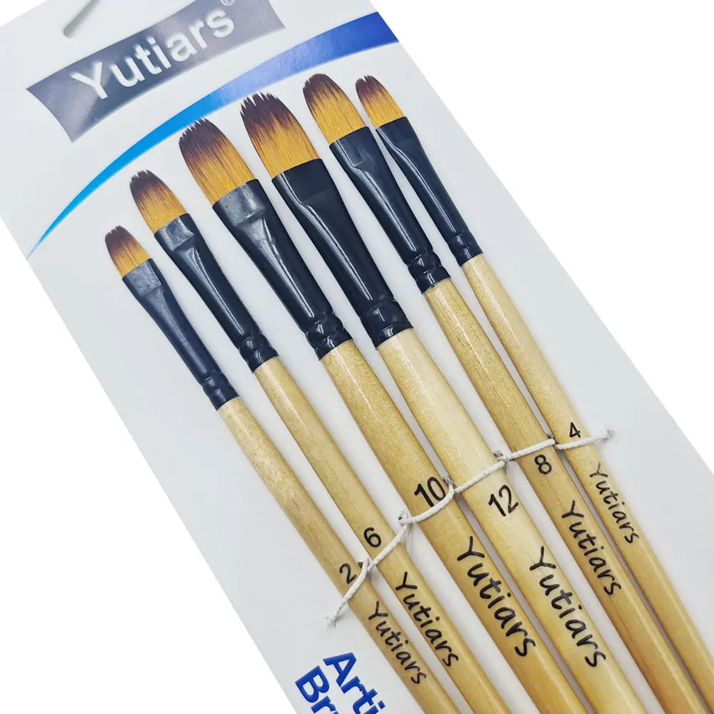 ペイントブラシの10個/パックセット塗装アートブラシ用水彩画アート