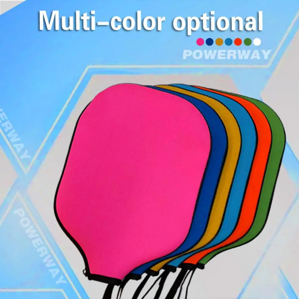 Pickleball Paddle Covers Pickleball Racket Sleeve with Lanyard Waterproof Neoprene Paddle Cover Accessories pickleball paddle covers