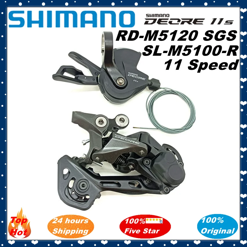 

Задний переключатель передач SHIMANO DEORE M5100 M5120 11 в, оригинальные детали для горного велосипеда SHIMANO SHADOW RD + - 1x11-speed